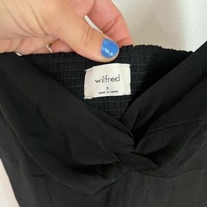 Aritzia twist front mini dress